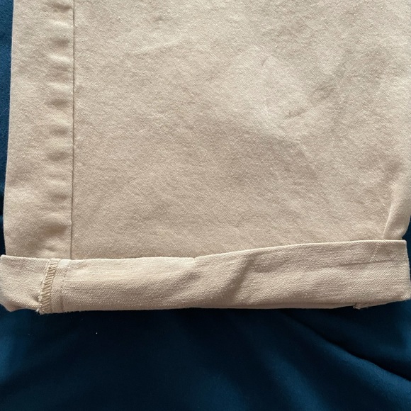 Talbots Stretch Khaki Pants with Small Cuffs size 12P - Picture 5 of 7